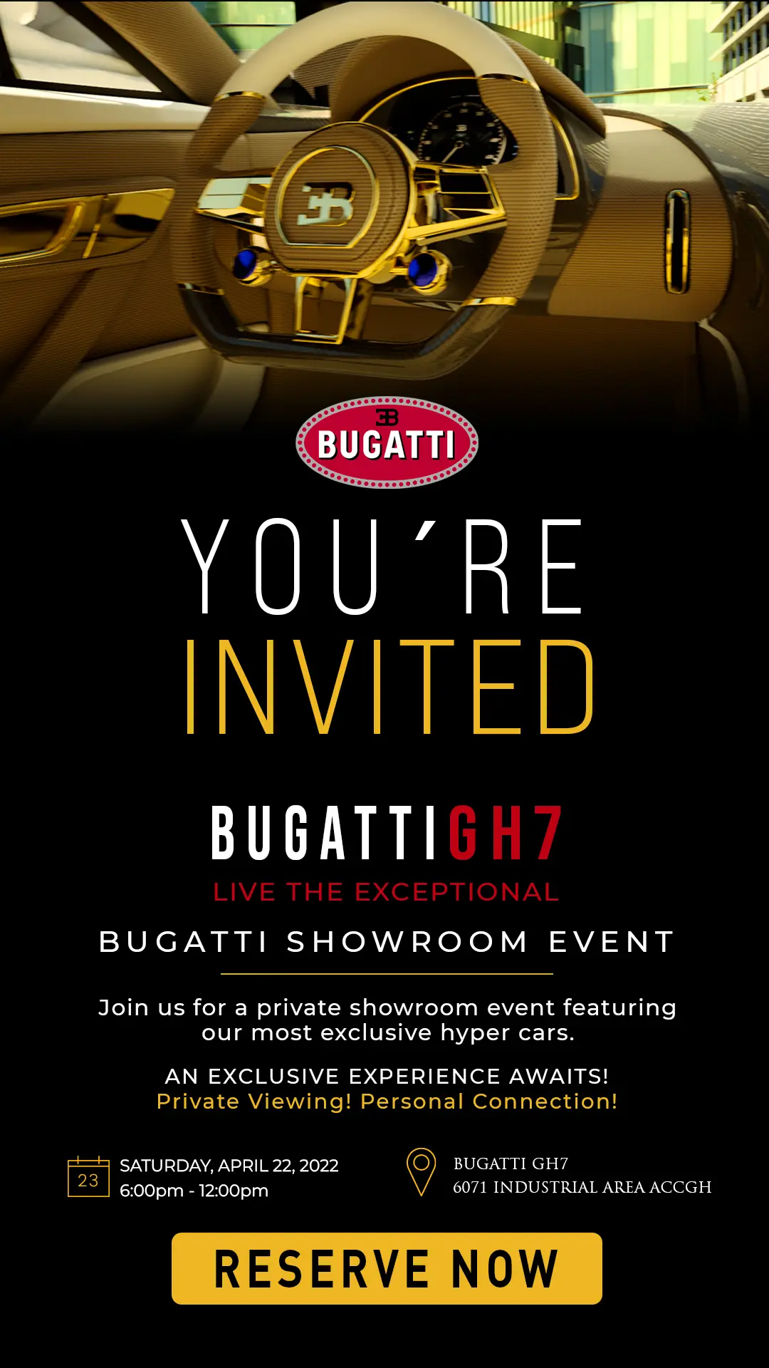 Portfolio email marketing graphic invitation