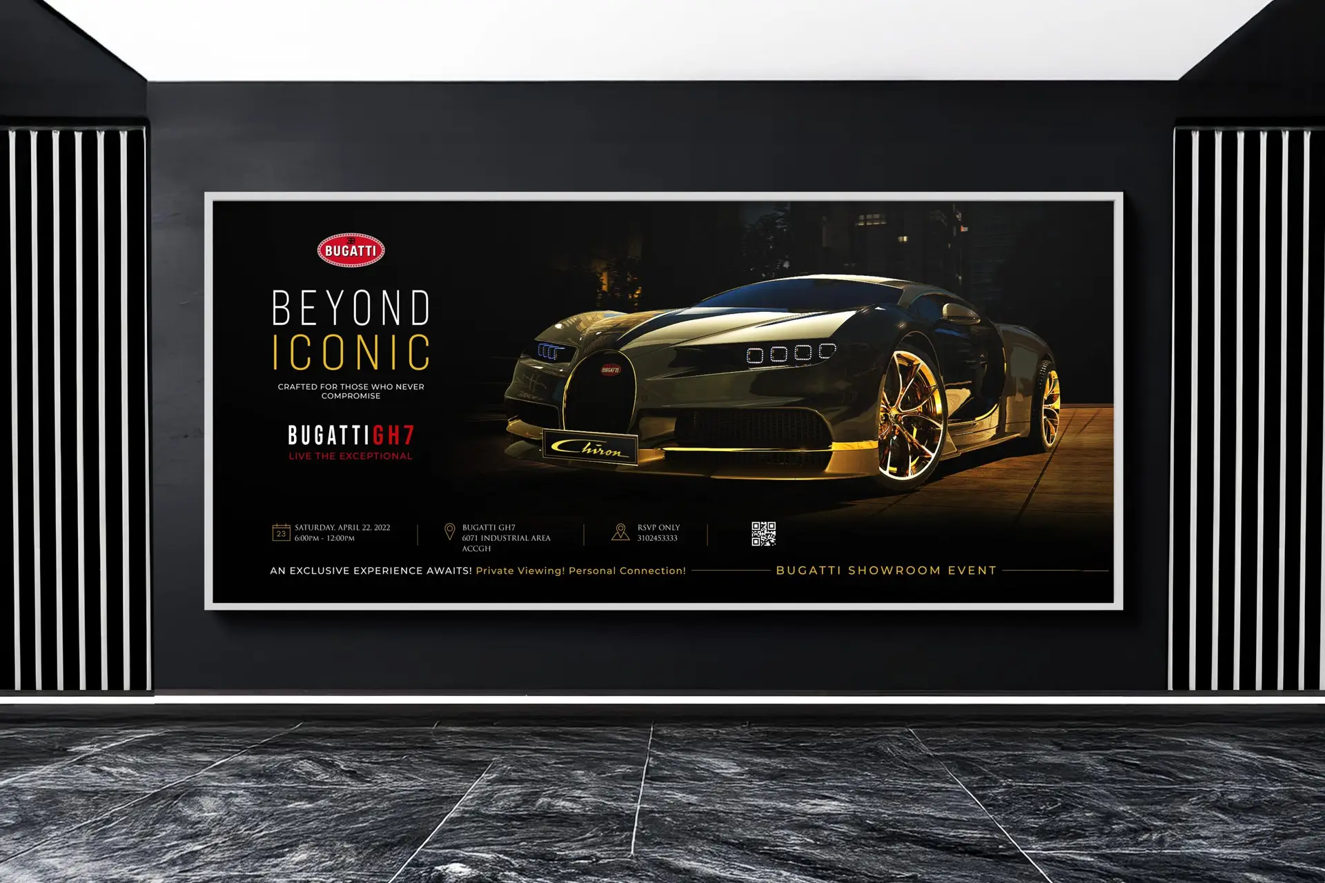 Portfolio indoor display