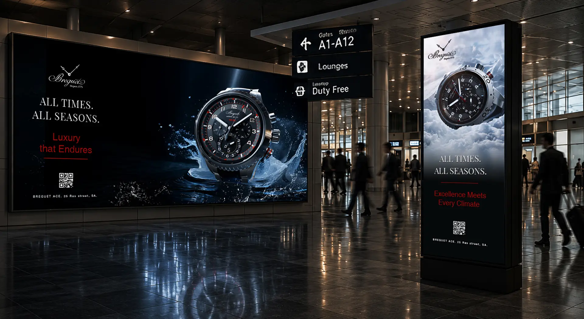 Portfolio airport digital display