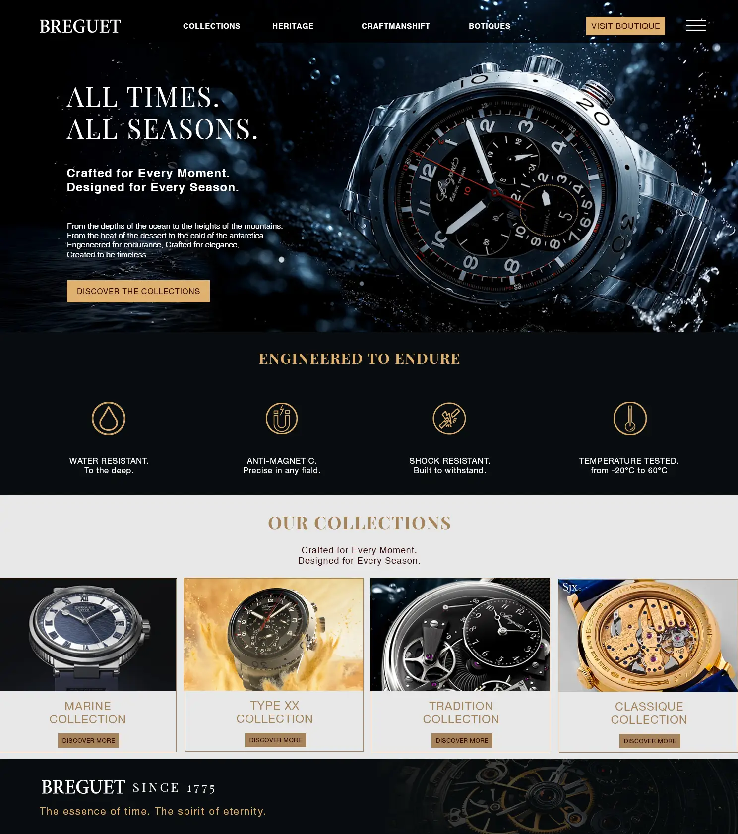 Portfolio landing page